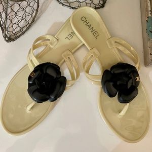 Chanel Camelia Jellies 7-7.5